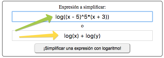 ¡Simplificar una expresión con logaritmo!