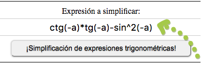 ¡Simplificación de expresiones trigonométricas!