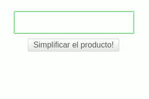 Simplificando productos